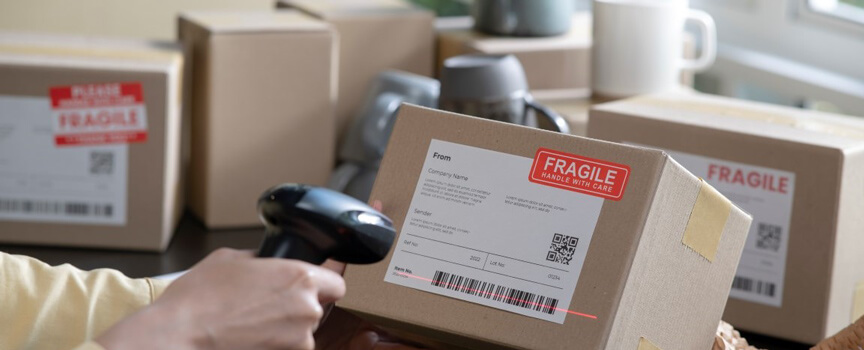 Logistica per ritiro e consegmna, packaging anche personalizzato