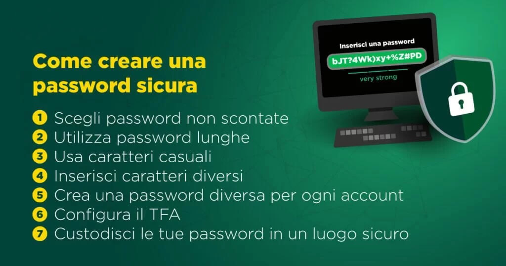 Consigli per una password sicura